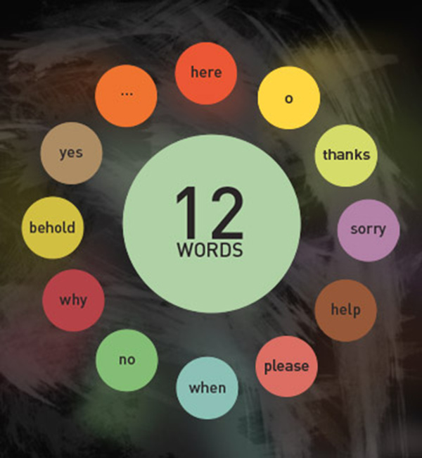 find 12 words