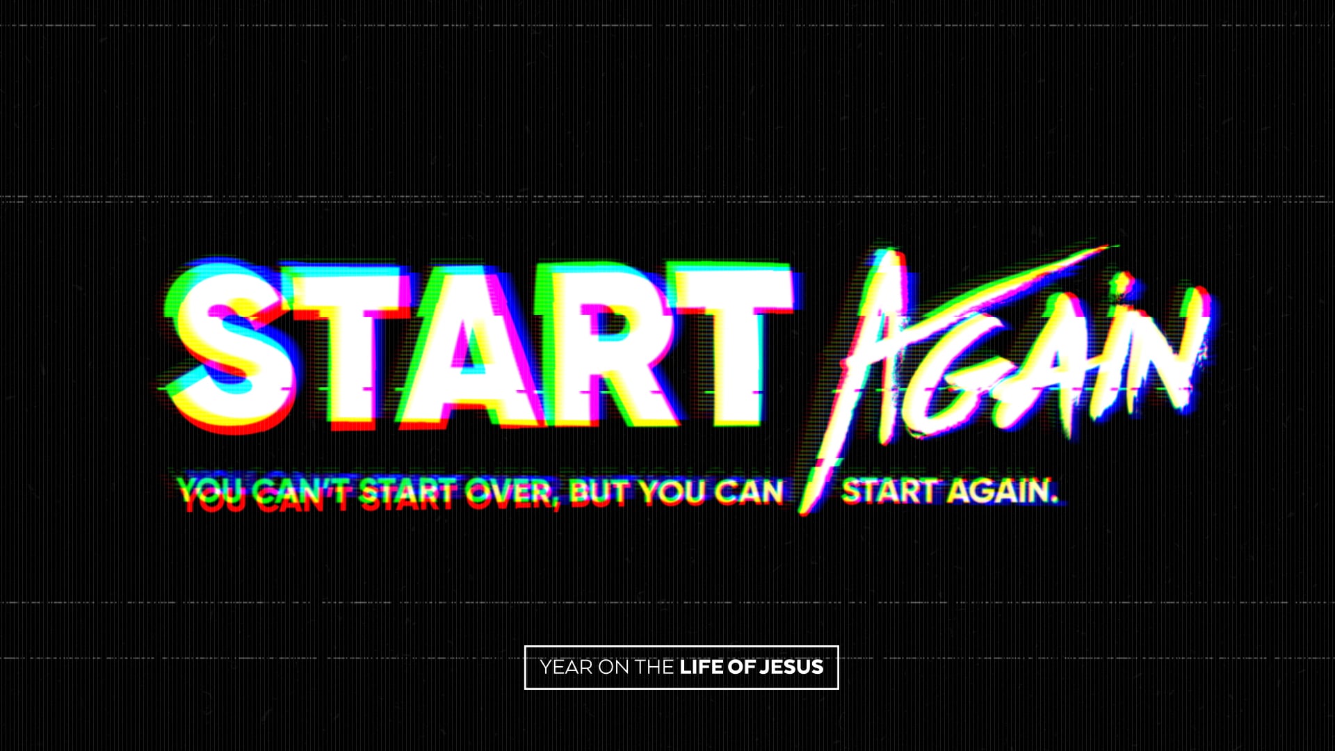 Start again. Start aesthetic.
